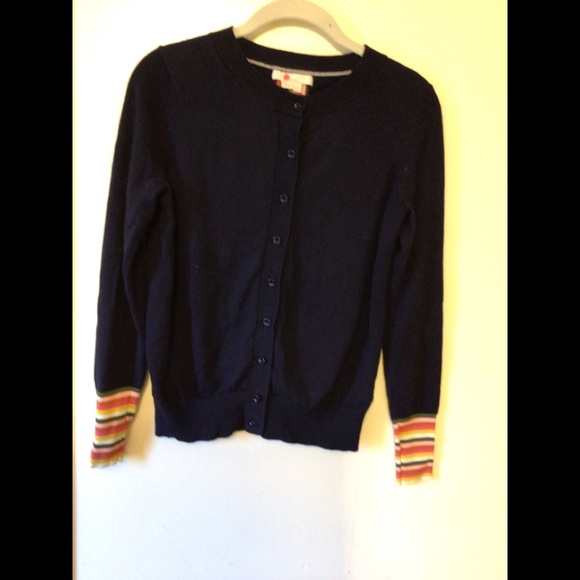Boden Sweaters - - Boden cardigan with multicolored strip at the back  SZ S